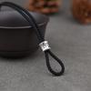 Cordón para Collar con Mantra de Seis Caracteres Plateado de Xizang Colgante de Jade Hebilla de Seguridad Cuerda Especial para Colgar Colgantes para Hombres y Mujeres