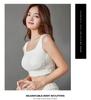 Otoño e Invierno Nueva Tecnología Negra Ropa de Gato Perezoso Lana Felpa Chaleco Largo y Corto Ropa Interior Térmica para Mujer Sujetador Cómodo con Relleno