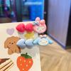 Pinza para el cabello Sanrio Amor ins Estudiante Chica Dulce Corazón Pinza de Pico de Pato Flequillo Clip Lateral Dibujos Animados Merlot Adorno para el Cabello