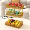 Bandeja de frutas de hierro de lujo ligero, estilo nórdico, cuenco de caramelos para mesa de centro de sala de estar moderna, bandeja para bocadillos y frutas secas, cesta de frutas de moda