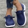 Sapatos casuais plus size de comércio exterior femininos 2025 primavera e outono novos mocassins europeus e americanos de cano baixo
