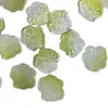Venta al por mayor de fábrica 22 mm hoja de loto tridimensional hoja de vidrio diy horquilla hecha a mano antigua ropa china tocado materiales de producción