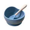 O Fabricante Agora Tem Suplemento Alimentar para Bebês Tudo-em-Um Popular Transfronteiriço com Ventosa, Tigela e Colher, Venda por Atacado de Utensílios de Mesa para Alimentação e Comida de Bebê