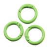 15 colores suministro directo de fábrica hebilla de resorte redonda de color metal para manualidades conector de cadena para perro joyería
