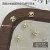 Accesorios de Arte para Uñas de Perlas y Pedrería Estilo Barroco, Venta Caliente Transfronteriza Decoraciones de Pedrería para Uñas con Moño de Aleación Estilo Francés, Estrella y Luna