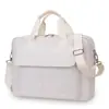Adecuado para 13 Xiaoxin 14P Forrado de Felpa Airbag Absorción de Impactos Hombro Único Cruzado Bolsa para Portátil de 15.6 pulgadas 16 Unisex Estudiante Bloqueo de Color