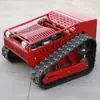 Cortacésped con Orugas a Control Remoto Trituradora de Pasto para Huertos Montañas y Recuperación de Tierras Máquina de Deshierbe Gasolina Auto-Propulsada con Capacidad de Escalada de 45 Grados