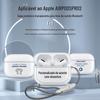 Adequado para Capa Protetora Apple AirPods Pro2 Segunda Geração Capa Protetora para Fone de Ouvido Sem Fio Abertura Lateral Capa Transparente