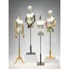 Tienda de Ropa Accesorios de Modelo Maniquí Exhibidor de Ropa Femenina Maniquí de Medio Cuerpo Maniquí para Vestido de Novia Soporte de Exhibición de Ropa