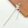 Pasador de Mariposa con Pedrería para Mujer, Nuevos Accesorios para el Cabello de Alto Nivel Estilo Chino, Pasador, Pasador Estilo Antiguo, Pasador de Perlas