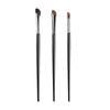 Brocha Grande y Pequeña para Sombra de Nariz de Hoz, Brocha para Delineador de Ojos, Brocha Individual de Maquillaje, Pelo de Caballo, Brocha Biselada para Contorno, Herramientas de Belleza al Mayoreo