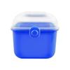Caixa de Armazenamento de Camada Dupla, Durável, Resistente à Pressão, Sem Odor, Material de Grau Alimentício, Caixa de Armazenamento de Mesa Conveniente e Portátil com Compartimentos