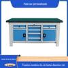 Bancada de trabalho antiestática personalizada não padronizada do fabricante com gabinete de porta de gaveta e mesa de embalagem de produção multifuncional integrada