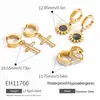 Brincos de Pérola Transfronteiriços Femininos Design de Nicho Sentido Avançado Joia Pingente Banhado a Ouro Verdadeiro 18k Aço Titânio Par de Brincos