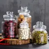 Potes de Vidro Selados Atacado, Potes Transparentes para Conservas, Potes Espessados para Conservas Domésticas de Cozinha, Potes para Armazenamento de Grãos