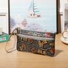 Nuevo [caliente] Bolso de mano retro con flores para dama, cartera larga, monedero, venta al por mayor transfronteriza, una generación de cabello