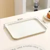 Bandeja de Ins Retangular Grande Doméstica Bandeja de Chá Xícara Bolo de Chá Conjunto de Chá Prato de Armazenamento de Lanche de Frutas