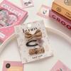 Pinza para el pelo de dibujos animados de color Galaxia Cósmica Nueva de Primavera para Niños, Lindo Lazo Brillante de Seda, Accesorios para el Cabello con Purpurina, Tocado