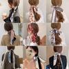 Pañuelo de Seda Estilo Francés Retro Accesorios para el Cabello Banda para el Cabello para Mujer Popular en Internet Estilo ins Lazo Cinta Banda para el Cabello Lazo Banda para el Cabello Lazo Banda para el Cabello