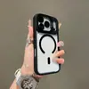 Adequado para iPhone 18 Pro Max Suporte Magnético para Lente Capa de Celular Apple 17 Pro Transparente 16 Capa Protetora