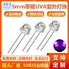 Sombrero de Paja Redondo F5 365nm Perlas de Luz UV Morada 5mm Curado Ultravioleta Uñas Artísticas Esterilización Matamosquitos Perlas de Luz LED Fabricante