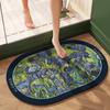 Alfombrilla de Piso de Barro Diatomeas Estilo Nórdico para Baño Alfombrilla Absorbente Antideslizante para Pies de Baño Felpudo para Puerta de Entrada de Baño