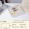 Flanela Joyería Caja de Almacenamiento para Joyería Collar Pulsera Anillo Pendientes Bandeja de Almacenamiento de Escritorio Cajón