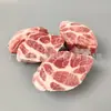 Espanhol 1672 Fábrica Porco Preto Ibérico Pescoço Meio Corte Flor de Ameixa Porco Porco Neve Costeleta de Porco Congelado Porco Preto