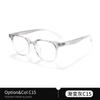 Lentes Retro de Color Degradado Anti Luz Azul Espejo Plano Blanqueador Montura Óptica Tr 9079 Montura para Lentes de Miopía para Mujer Ins