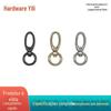 Saco de cauda redonda com fivela de gancho Bagagem Hardware Acessórios Chaveiro Metal Dog Buckle Chain Buckle Handbag Alloy Buckle