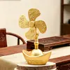 Ornamento Popular de Moinho de Vento de Metal, Decoração Criativa para Mesa, Giratório Anti-Estresse, Item de Presente para Atacado