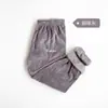 Pantalones de Linterna de Hada de Coral Polar Cálidos Conjunto de Suéter con Capucha Otoño e Invierno Casual Talla Grande Holgado Ropa Exterior Ropa para el Hogar