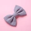 Crepé de algodón gasa de algodón lazo pasador para el pelo de niña lazo de algodón muselina pasador de princesa pinza lateral para niños