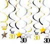 Decoração de suspensão em espiral de PVC com tema de aniversário para decoração de festa de aniversário para decoração de festa de aniversário