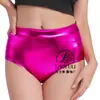 Shorts Metálicos de Cintura Alta Levanta Glúteos para Mujer Brillantes Sexys para Festival de Baile Carnaval