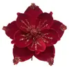 Accesorios para Corona de Navidad con Polvo Dorado de Flor Nueva Transfronteriza Decoración para Árbol de Navidad Accesorios de Simulación Navideña de Tres Capas