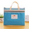 Bolsa de archivo A4 con cremallera, bolsa de lona para tutoriales de estudiantes, bolsa de información para pruebas, bolsa de archivo portátil para clasificación de materias