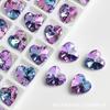 Abalorios DIY Accesorios Colgantes de Cristal Estrellas Copos de Nieve Luna Estrella de Mar Oso Hoja de Arce Múltiples Tamaños Coloridos Agujero para Colgar