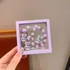Pulseira Luminosa Infantil da Kuromi Pulseira de Princesa para Menina Brinquedo de Bebê Acessórios com Contas Joias de Princesa