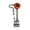 Medidor de vazão vortex LUGB alta temperatura gás líquido vapor gás natural oxigênio ar óleo de transferência de calor tipo abraçadeira flange DN80