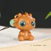 Novo Chaveiro de Carro Esculpido em Sândalo Pingente de Zodíaco Charmander Pingente de Celular Pingente de Corrente de Bolsa Presente Unissex