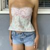 Amazon AliExpress desejo2023 Verão Europeu e Americano Novo Laço Casual Confortável Sexy All-match Tube Top Curto