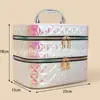O Fabricante Tem Amostras em Estoque, Bolsa a Tiracolo Estojo de Cosméticos a Laser, Necessaire de Viagem, Bolsa a Tiracolo para Cosméticos, Caixa de Manicure