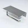 Caja de Pañuelos de Acero Inoxidable 304 para Hotel Baño Portarrollos de Papel Higiénico Montado en Pared Estante de Almacenamiento sin Taladro Estilo Simple Negro