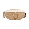 Bolso Mao Mao para otoño e invierno, bolso de pecho con diseño de oveja con dibujos animados, estilo coreano, bonito bolso de felpa para niña, bolso cruzado, bolso pequeño, riñonera