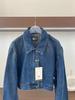Agora Disponível: Jaqueta Curta Jeans Solta de Designer Dongdaemun Coreano