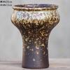 Vaso de Flor Carnudo Pequeno Defeito Panela Quente Panela Cogumelo Cerâmica Diâmetro Grande Simples Planta Verde Ébano Antigo Pilha Vaso de Cerâmica de Penhasco