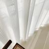 Persianas Verticais Cortinas Sonho Vertical Cortinas de Gaze Branca Resistente à Luz Sala de Estar Varanda Cortina de Gaze Branca Areia