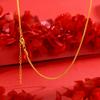 Collar de Cadena Clavicular Brújula Ruyi de Filigrana Antigua Vietnamita Colgante de Ocho Tesoros de la Suerte para Mujer Venta al por Mayor Dropshipping