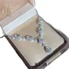 Juego de Joyería de Jade Espuma de Agua Natural para Mujer, Regalo de Cumpleaños, Anillo y Collar de Jade Espuma de Agua, Joyería de Lujo Ligero de Alta Gama